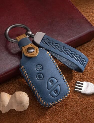 for Lexus Key Fob Cover Leather Car Key Case Keychain Fob Holder in Saudi Arabia