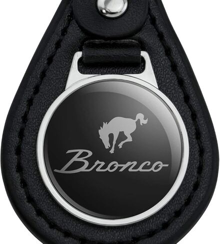 GRAPHICS & MORE Ford Bronco Black Leather Keychain Collection in Saudi Arabia