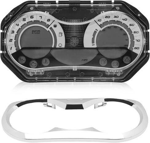 LCD Digital Jet Ski Speedometer fits for Sea Doo GTX RXP RXT Wake Gauge Cluster w/Chrome Bezel NO Programming Required Replace# 278002270 278002144 in Saudi Arabia