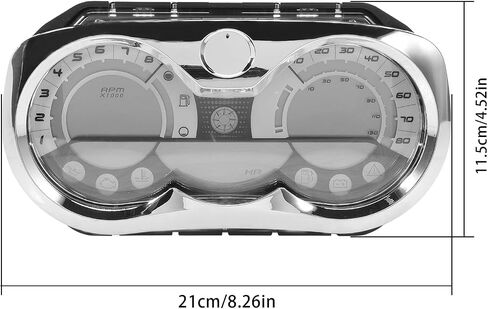 LCD Digital Jet Ski Speedometer fits for Sea Doo GTX RXP RXT Wake Gauge Cluster w/Chrome Bezel NO Programming Required Replace# 278002270 278002144 in Saudi Arabia