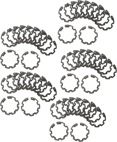AC Compressor Clutch Snap Ring, 50Pcs C-Clip Snap Retaining Clip Rings Set Thickness 1.5mm OD 37.43mm ID 30mm for B5 AC Compressor Clutch Shaft in Saudi Arabia