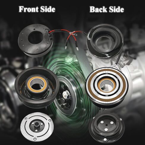 A/C Compressor Clutch Assembly Kit Plate Pulley Bearing Coil 1777 Replacement for 2005-2015 Toyota Tacoma 2.7L & 4.0L, AC Air Conditioning Compressor Clutch Coil Auto Repair Kit in Saudi Arabia