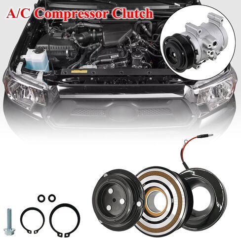 A/C Compressor Clutch Assembly Kit Plate Pulley Bearing Coil 1777 Replacement for 2005-2015 Toyota Tacoma 2.7L & 4.0L, AC Air Conditioning Compressor Clutch Coil Auto Repair Kit in Saudi Arabia