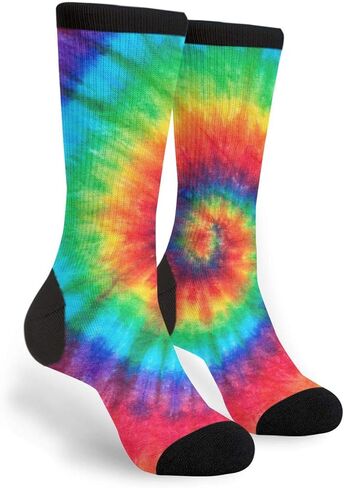 YISHOW Funny Novelty Crazy Crew Men's Women's Casual Dress Socks in Kuwait