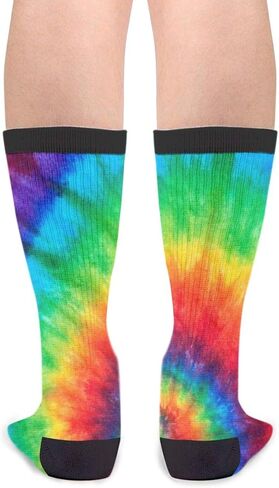 YISHOW Funny Novelty Crazy Crew Men's Women's Casual Dress Socks in Kuwait