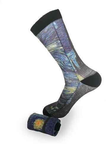 YISHOW Funny Novelty Crazy Crew Men's Women's Casual Dress Socks in Kuwait