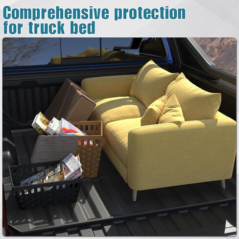 Truck Bed Mat with Raised Edge for 2023-2024 Chevy Colorado/GMC Canyon 5 FT Accessories, All Weather TPE Thickness Pickup Bed Liner(23-24 Colorado & Canyon 5FT) in Saudi Arabia