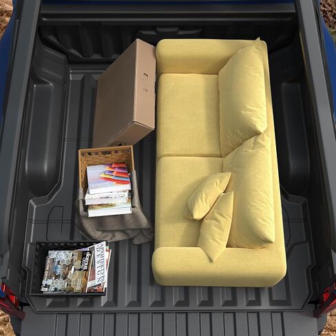 Truck Bed Mat with Raised Edge for 2023-2024 Chevy Colorado/GMC Canyon 5 FT Accessories, All Weather TPE Thickness Pickup Bed Liner(23-24 Colorado & Canyon 5FT) in Saudi Arabia