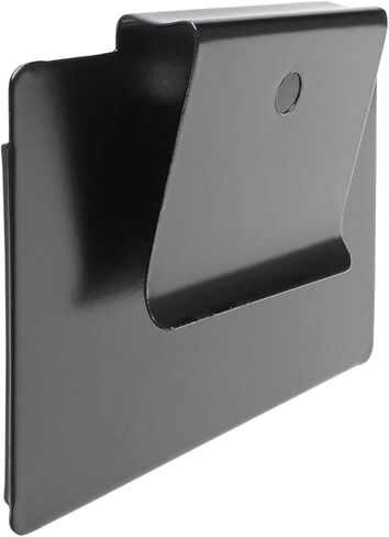 Lulalu Metal Bin and Basket Label Clips for Storage Bins. Dry Erase Chalk Marker Compatible. Replaceable Paper Insert Labels. Pack of 6 Black Metal Bin Label Holder Clips. in Kuwait