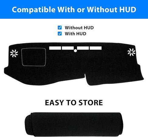 غطاء داش لسيارة تويوتا كامري 2025 غطاء لوحة القيادة حصيرة ظلة من الشمس لا وهج الأشعة فوق البنفسجية حامي نونسليب ملحقات الوسادة الداخلية (حافة سوداء) in Kuwait