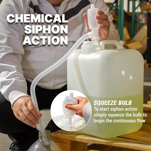 TERA PUMP Automatic Nozzle Fuel Transfer Pump, Hand Control Nozzle, Extendable Intake, 49.2 inch Outtake Hose, 2.5 GPM in Kuwait