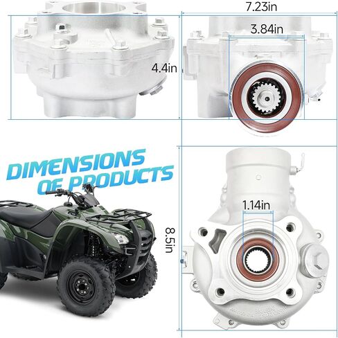 41300-HR3-A20 Rear Differential Rear End Fit for 2014-2016 Honda TRX420 Rancher TRX500 in Saudi Arabia