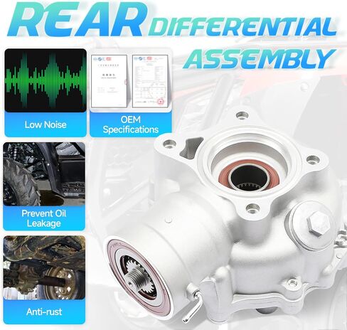 41300-HR3-A20 Rear Differential Rear End Fit for 2014-2016 Honda TRX420 Rancher TRX500 in Saudi Arabia