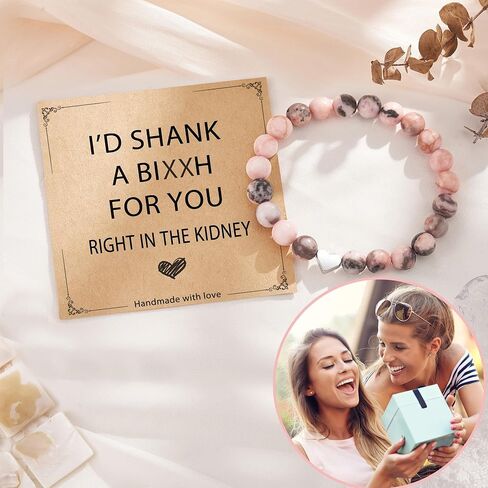 هدايا عيد ميلاد صديق للنساء، سوار الصداقة لأفضل صديق أخت الروح Bestie كهدية عيد الحب في عيد الأم in Kuwait