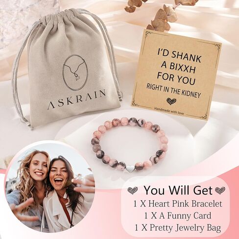 هدايا عيد ميلاد صديق للنساء، سوار الصداقة لأفضل صديق أخت الروح Bestie كهدية عيد الحب في عيد الأم in Kuwait