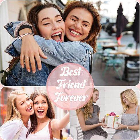 هدايا عيد ميلاد صديق للنساء، سوار الصداقة لأفضل صديق أخت الروح Bestie كهدية عيد الحب في عيد الأم in Kuwait