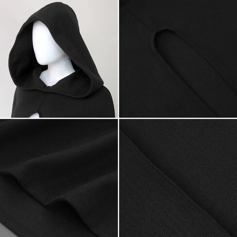 Halloween Men's Hooded Cape Adult Renaissance Medieval Costume Cape in Saudi Arabia