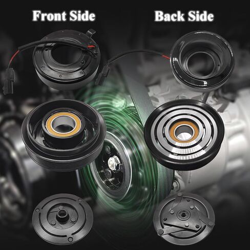 A/C Compressor Clutch Assembly Kit Plate Pulley Bearing Coil 1732 Replacement for 2013-2018 Nissan Altima 2.5L, AC Air Conditioning Compressor Clutch Coil Auto Repair Kit in Saudi Arabia