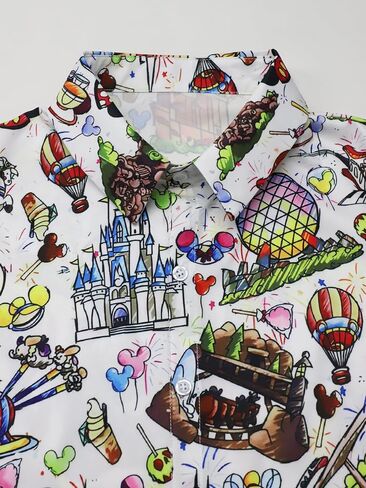 Hawaiian Shirt for Men Short Sleeve Summer Casual Button Down Vacation Tropical Shirts in Saudi Arabia