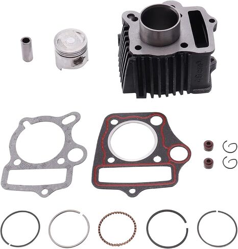 39 مللي متر تتحمل اسطوانة مجموعة المكبس صالح لهوندا RF50F 2004-2015 XR50R 1999-2004 Z50R 1982-1999 50cc صالح لكازوما ميركات صالح ل Redcat ATV مجموعة النهاية العليا in Saudi Arabia