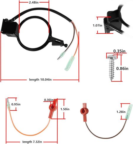 98450A1 الزناد الخارجي 6 قطع متوافق مع ميركوري مارينر 6-25HP 2 السكتة الدماغية 2 اسطوانة Sea Pro XD XR10 ماغنوم ماراثون in Kuwait