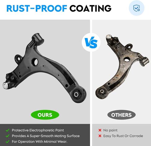 Front Lower Control Arm w/Ball Joint for Buick Allure & Lacrosse 05-09, Chevy Impala 00-13 & Limited 14-16, Monte Carlo 00-07, Pontiac Grand Prix 04-08, 2Pcs Suspension Kit K620675 K620676 in Saudi Arabia
