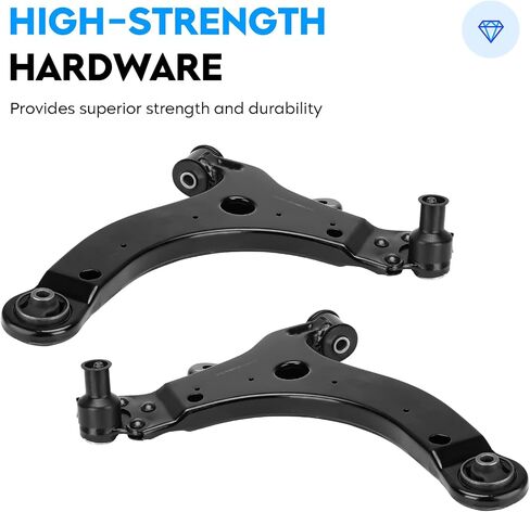 Front Lower Control Arm w/Ball Joint for Buick Allure & Lacrosse 05-09, Chevy Impala 00-13 & Limited 14-16, Monte Carlo 00-07, Pontiac Grand Prix 04-08, 2Pcs Suspension Kit K620675 K620676 in Saudi Arabia