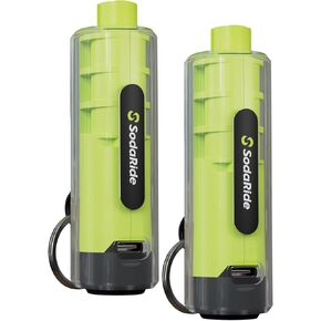 Window Breaker Seatbelt Cutter with Flashlight,2 in 1 Car Escape Tool Key Chain,Safe Hammer Glass Breaker Under Water,2 Pack Green