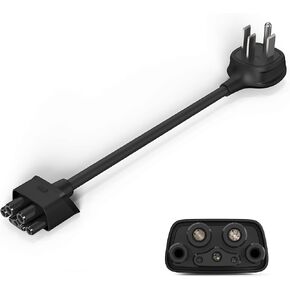 NEMA 14-50 Adapter for Tesla Gen 2 Mobile Portable Charger, Connect Mobile Charger to 240V Outlet at 32 Amp, UL94-V0 Flame Retardant, IP65, 15" Length