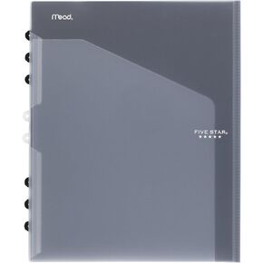 Five Star 2-Pocket Folder, Add-A-Folder, Fits Notebooks and 3 Ring Binder, Customizable, Color Selected For You, 1 Count (81216)