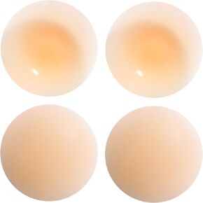 Ultra-Thin Nipple Cover Adhesive Sticky Breast Pasties Petals for Women Reusable and Invisible -2 Pairs