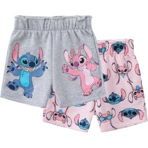 Disney Lilo and Stitch Girls 2 Pack Shorts for Big Kids