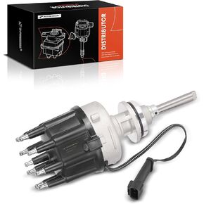 A-Premium Ignition Distributor with Cap and Rotor Compatible with Jeep Grand Cherokee & Dodge Ram 1500, Ram 1500 Van, Ram 2500, Ram 2500 Van, Ram 3500, Ram 3500 Van, Durango, Dakota, B1500, B2500