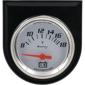 Equus 5268 2" Voltmeter, White