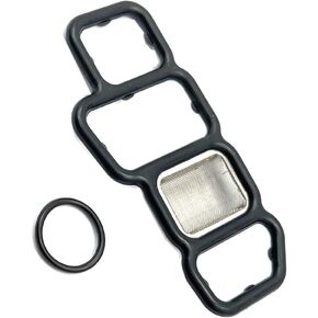 Head Cylinder Solenoid Valve Gasket Compatible with 03-21 ILX Accord Civic CR-V HR-V Cayenne 15826-RNA-A01,91319-PAA-A01 917-174,15826RNAA01,91319PAAA01,917174,0115600,SVF102