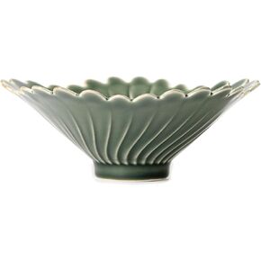 Fruit Bowl, Decorative bowl, Decorative Bowl, Salad Bowl, Key Bowl, Candy Bowl, Fruit Bowl for Kitchen Counter, Ceramic Bowl for Kitchen Counter, Modern bowl, Decorative bowls for home décor, Green,9"