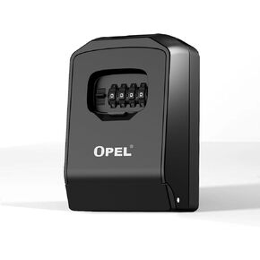 Key Lock Box Wall Mount for Keys 4 Digit Combination with Resettable Code for Hiden Keys,Lock Box for House Keys,College Dorm,Realtor,Garage