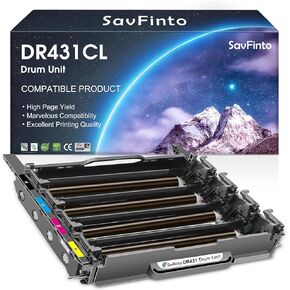 DR431CL DR-431CL Drum Unit Replacement for Brother DR431CL for MFC-L8900CDW, HL-L8260CDW, HL-L8360CDW, HL-L8360CDWT, MFC-L8610CDW, MFC-L8895CDW Printer (Drum ONLY)