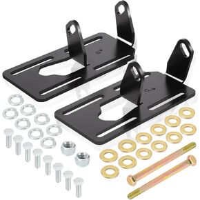 LS Universal Conversion Engine Swap Mounts Compatible with 1973-1998 Square Body / OBS Chevy GMC 2WD / 4WD, Full Size C/K Trucks, Adjustable Swap Motor Mount Bracket