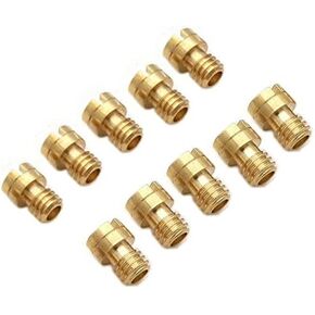 Carburetor Carb Main Jet For GY6 49cc 50cc 80cc 100cc CVK 139QMB 139QMA #78#80#85#87#88#90#92#94#96#98 (10 pcs set)
