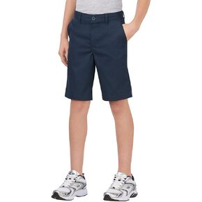 Dickies Khaki Boys' Flex Waist Stretch Flat Front Short