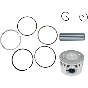 57.4mm Piston Rings Kit Assembly with Head and Base Gaskets for GY6 157QMJ ATV Go Kart Moped Scooter (57.4mm 150cc)