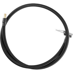 X AUTOHAUX 100cm Tire Inflator Hose Adapter Locking Tube Air Valve Chuck for Car Vehicle Universal