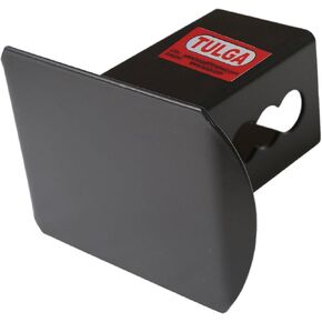 Steel Hitch Cover Black Matte Blank Tube Metal Trailer Towing Hitch Cover for 2" Receivers