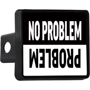 Rogue River Tactical Funny Off Road Joke Trailer Hitch Cover Plug Gift Idea Car Truck 4 Wheel Drive No Problem