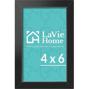 LaVie Home 11x17 Picture Frame for Wall Display, 11x17 Black Picture Frame with HD Plexiglas, 11 x 17 Poster Frame 1 Pack, Display Frame for Vertical or Horizontal, Classic Collection