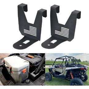 Goldfire 2 PCs USA Flag Ozark 26 Cooler Mounting Brackets for Polaris RZR Tubor XP Not for 2021 Model, Compatible with Polaris RZR/XP/Turbo (Flag)