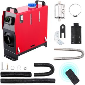 سخان ديزل 5 كيلو وات الكل في واحد 12 فولت، سخان هواء ديزل محمول مع جهاز تحكم عن بعد وشاشة LCD، سخان انتظار سريع التسخين منخفض الضوضاء للمركبات RV شاحنة قارب حافلة منازل متنقلة قوافل in Kuwait