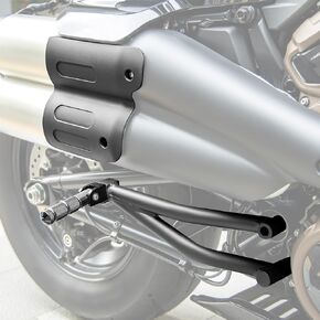 KEMIMOTO Passenger Footpegs Mount Kit Foldable Foot Rest Pedals Set Compatible with Sportster S RH1250 2021 2022 2023 2024