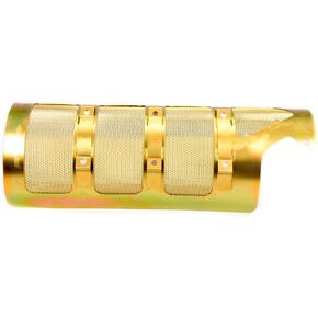 Milodon 32270 Gold Zinc Plated Diamond Stripper Designed Full Length Windage Tray for Big Block Chevy Generation 4/5/6